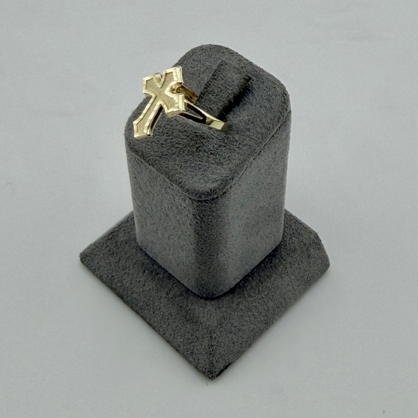 10k Gold 4 Point Roman Cross Ring