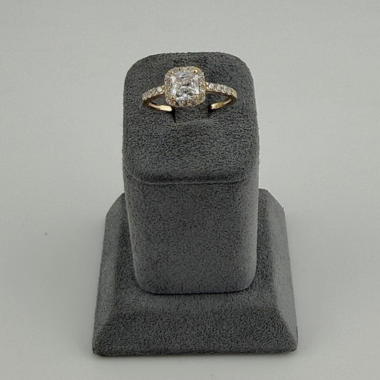 10k Gold Bound by Love Cz Ring