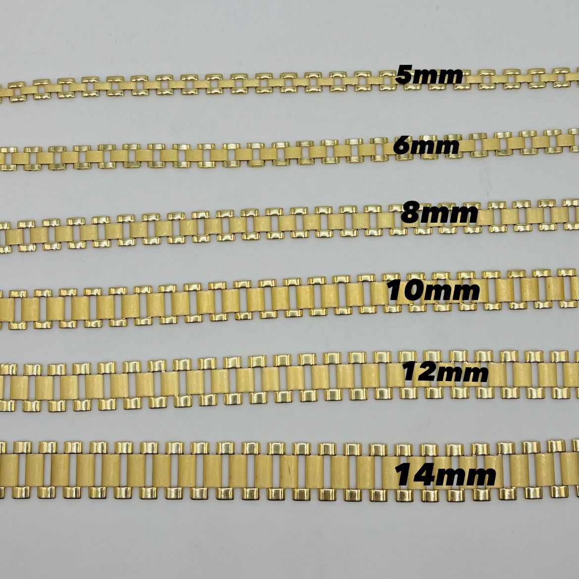 10K Gold RX Bracelet | Width: 5mm