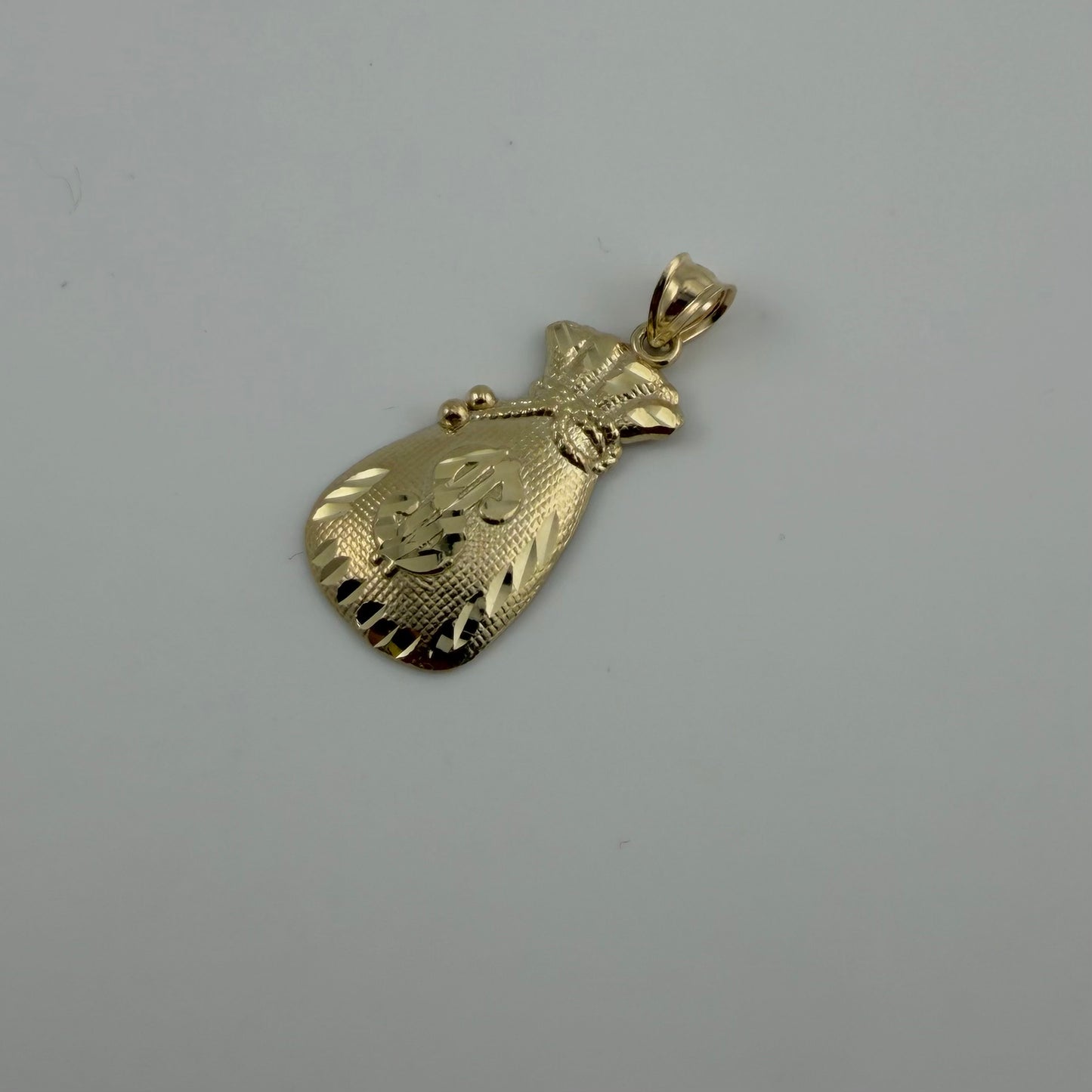 10K Gold Moneybag Charm (M)