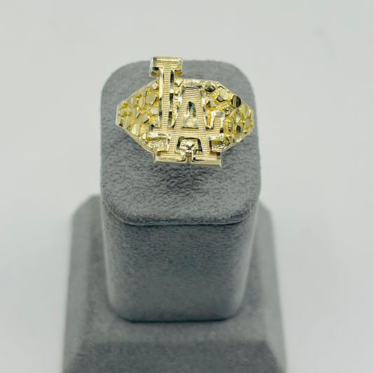 10k Gold LA Nugget Ring