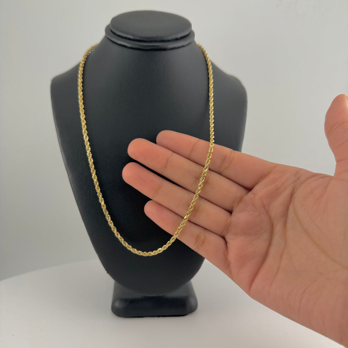 2 5mm Rope Chain 10k Gold 2.5mm Rope Chain – Candy Jewelers