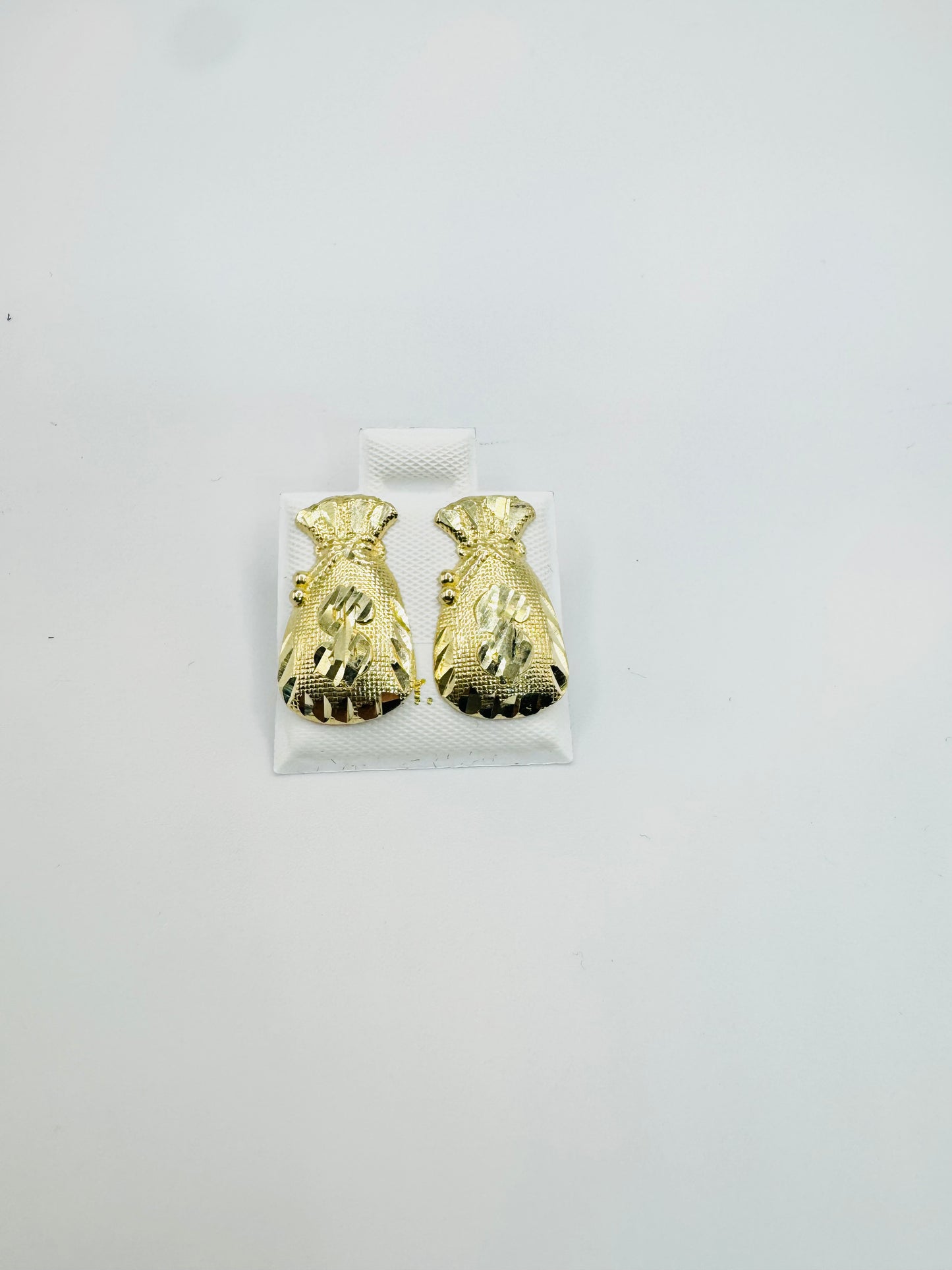 10K Gold Moneybag Earrings (small)