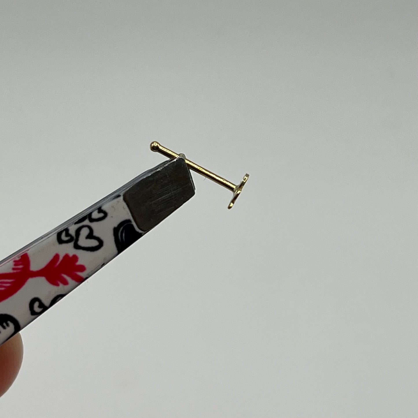 14k Gold MoneySign Nose Ring