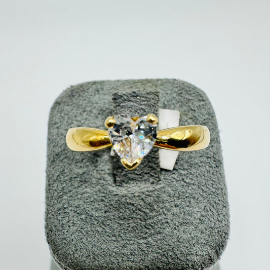 14K Gold Heart Promise Ring (small heart)