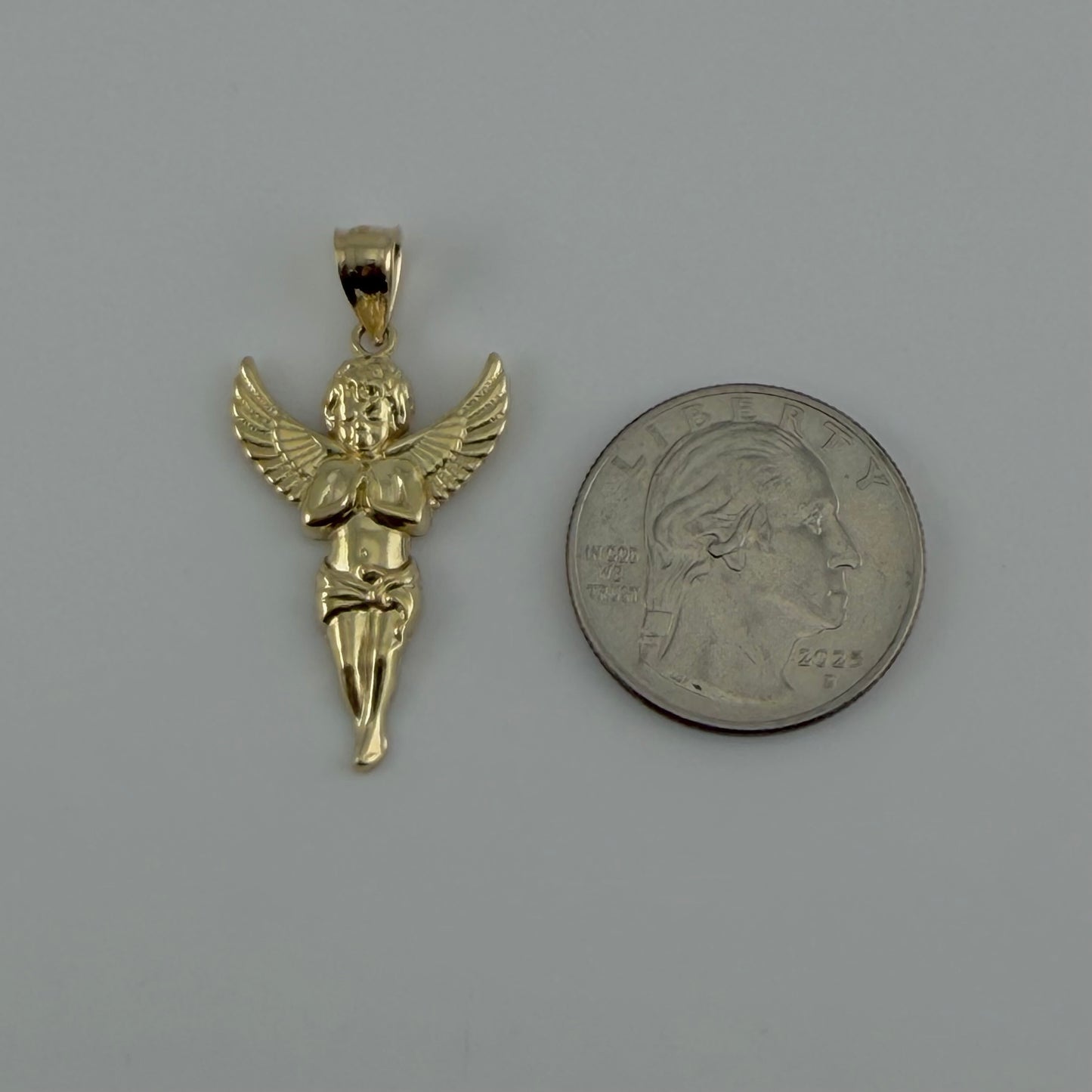 10k Gold Pure Angel Charm (M)