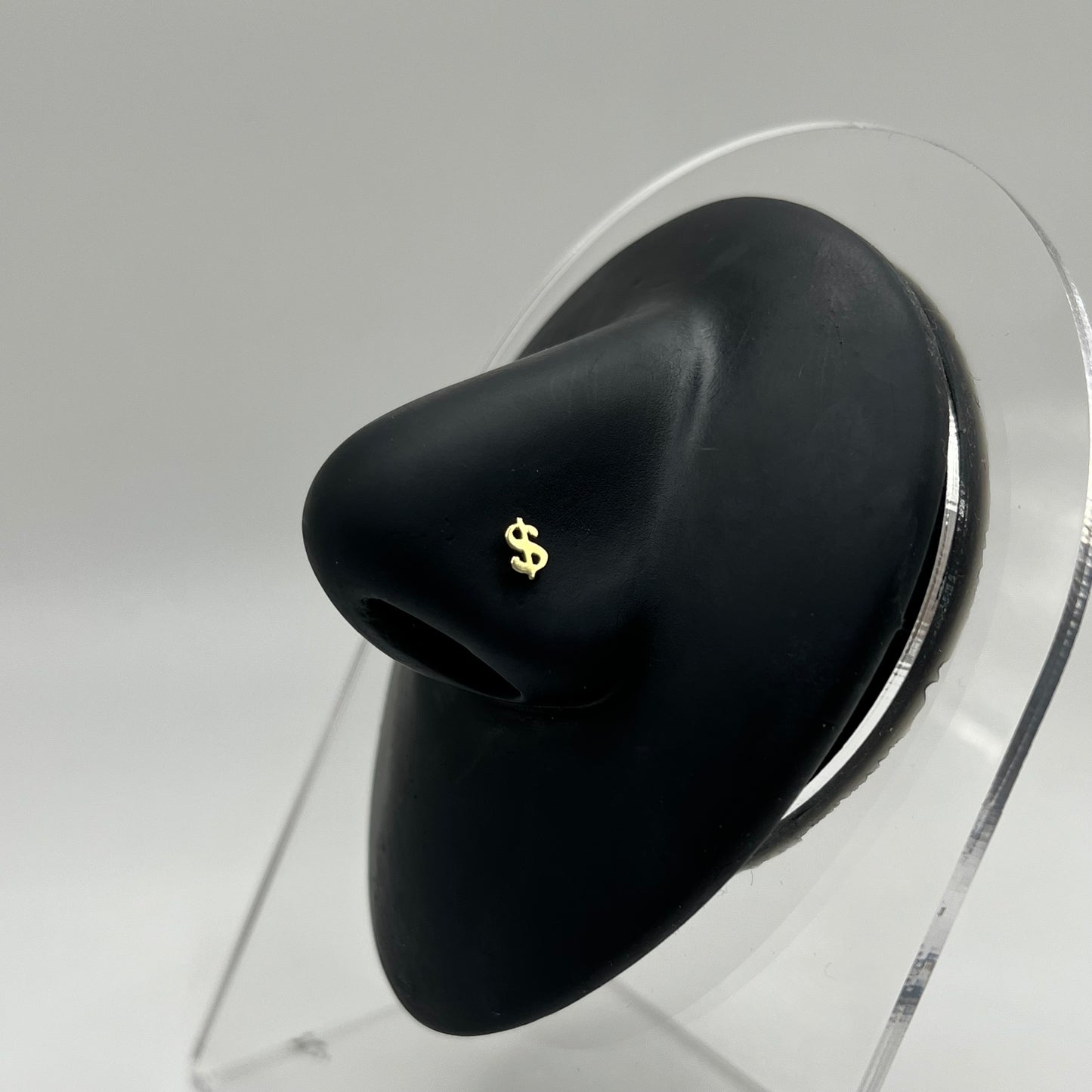 14k Gold MoneySign Nose Ring