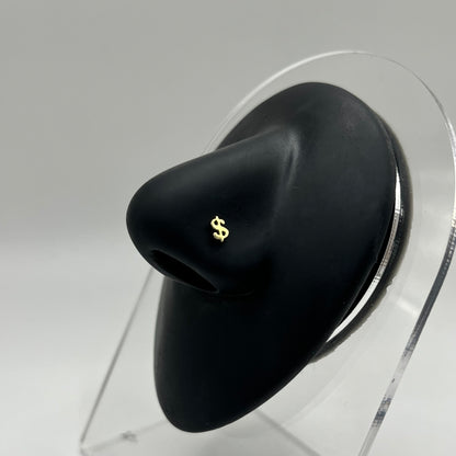 14k Gold MoneySign Nose Ring