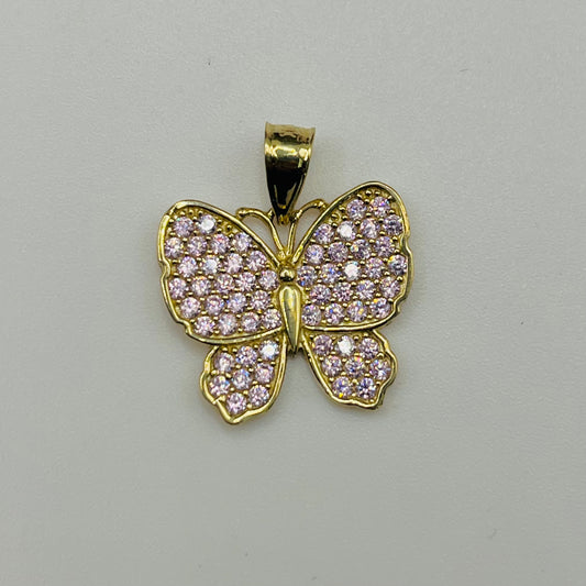10k Gold Candy Cz Butterfly