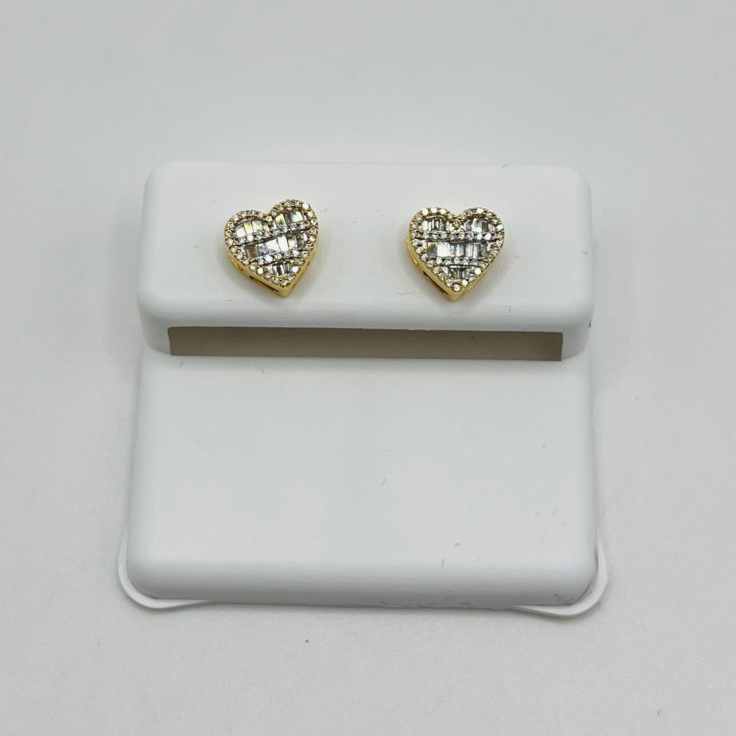 10k Gold Diamond ForeverFlame Earrings (S)