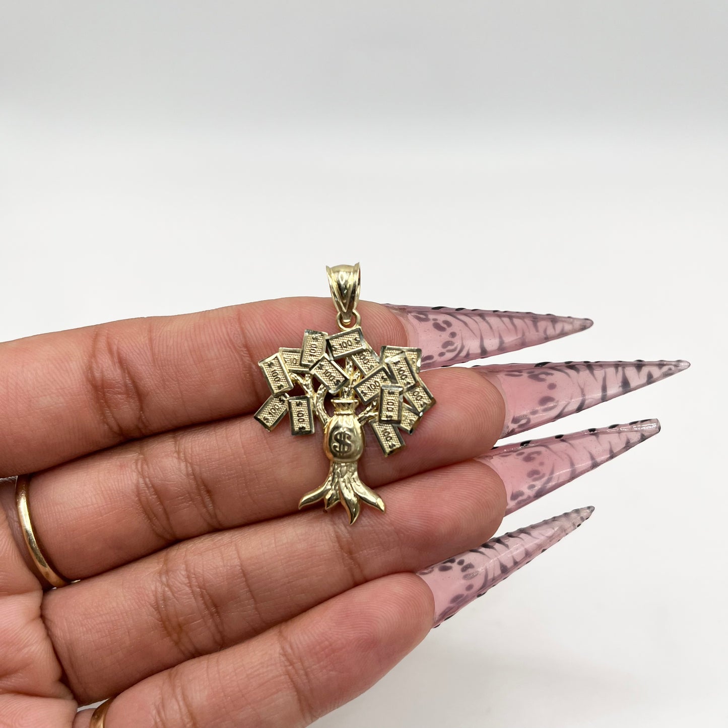 10K Gold Money Tree Charm