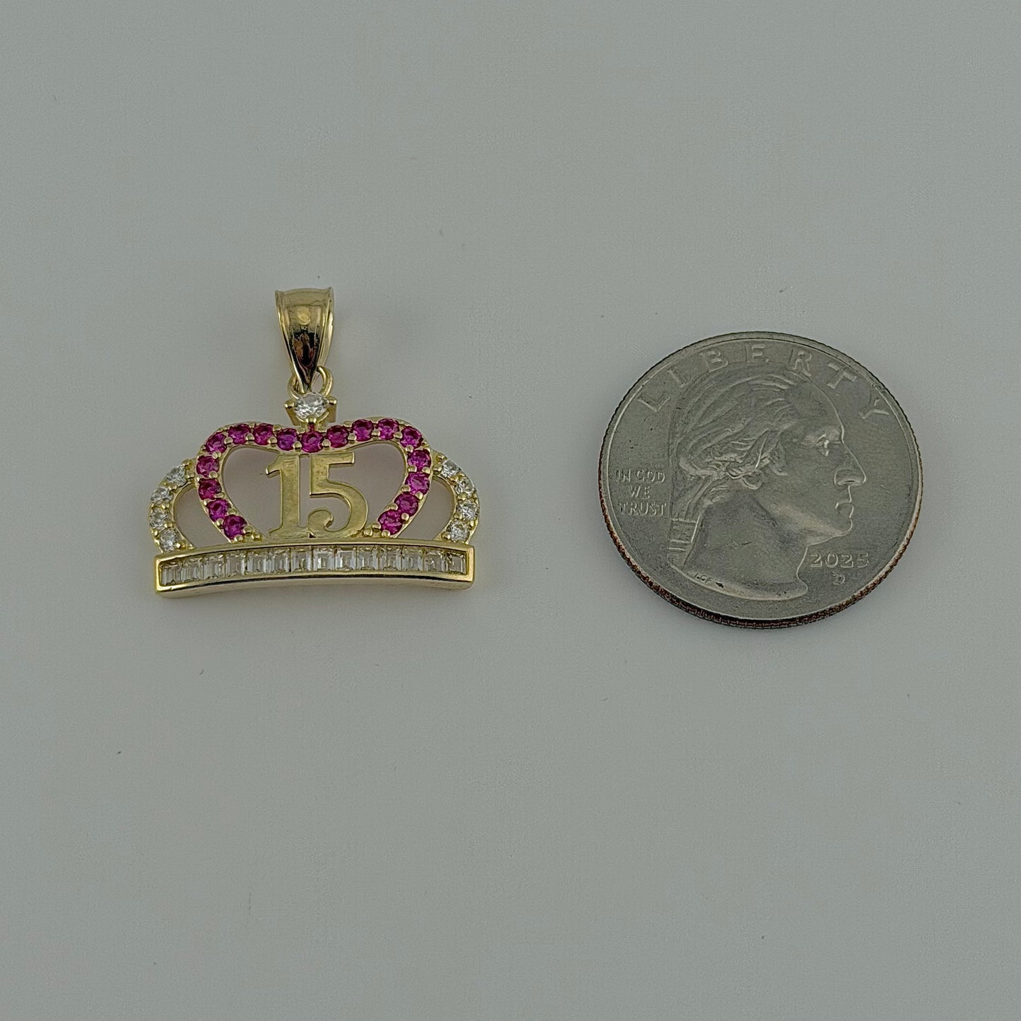 10k Gold Angel Sweet 15 Charm