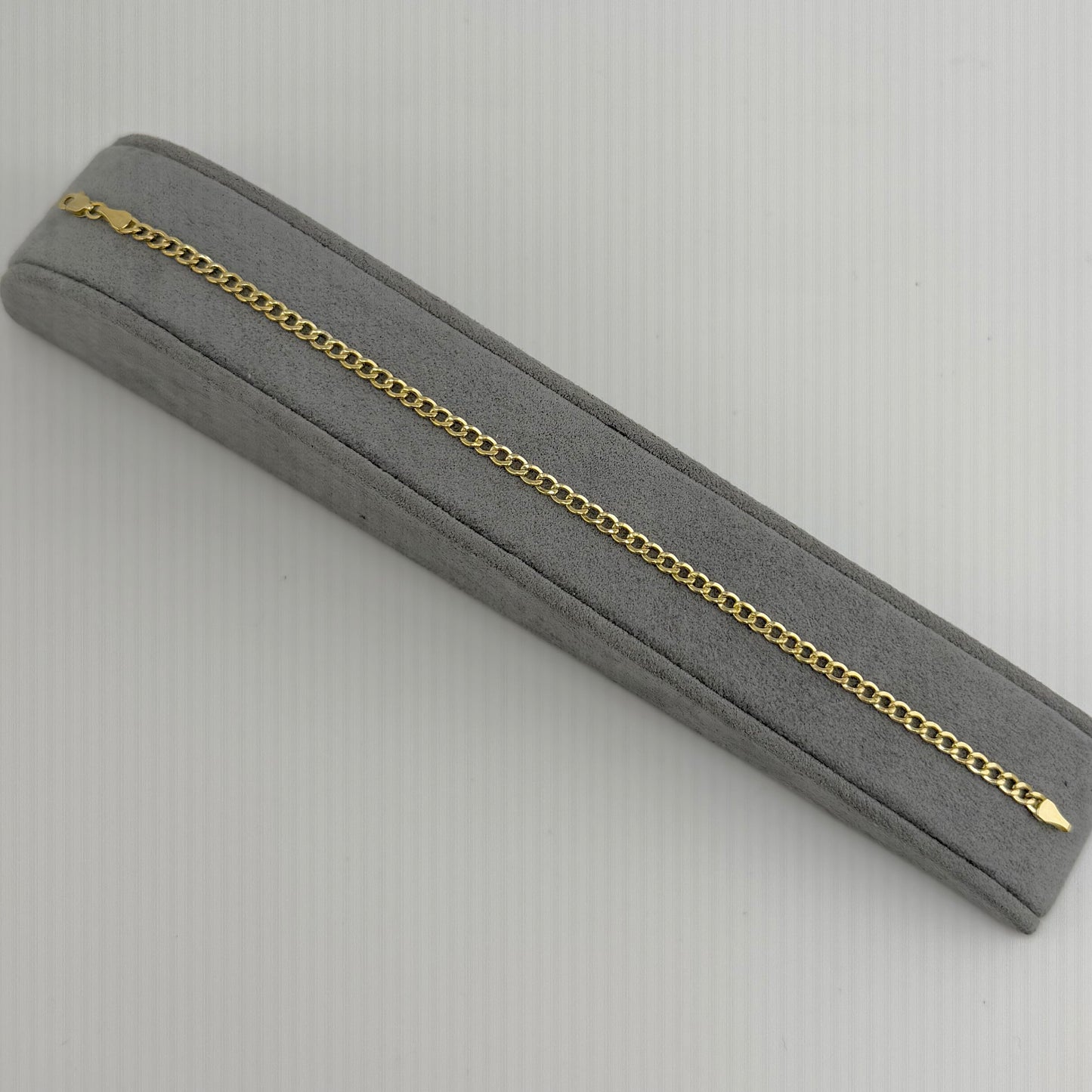 10k Gold 3.3mm Cuban Bracelet