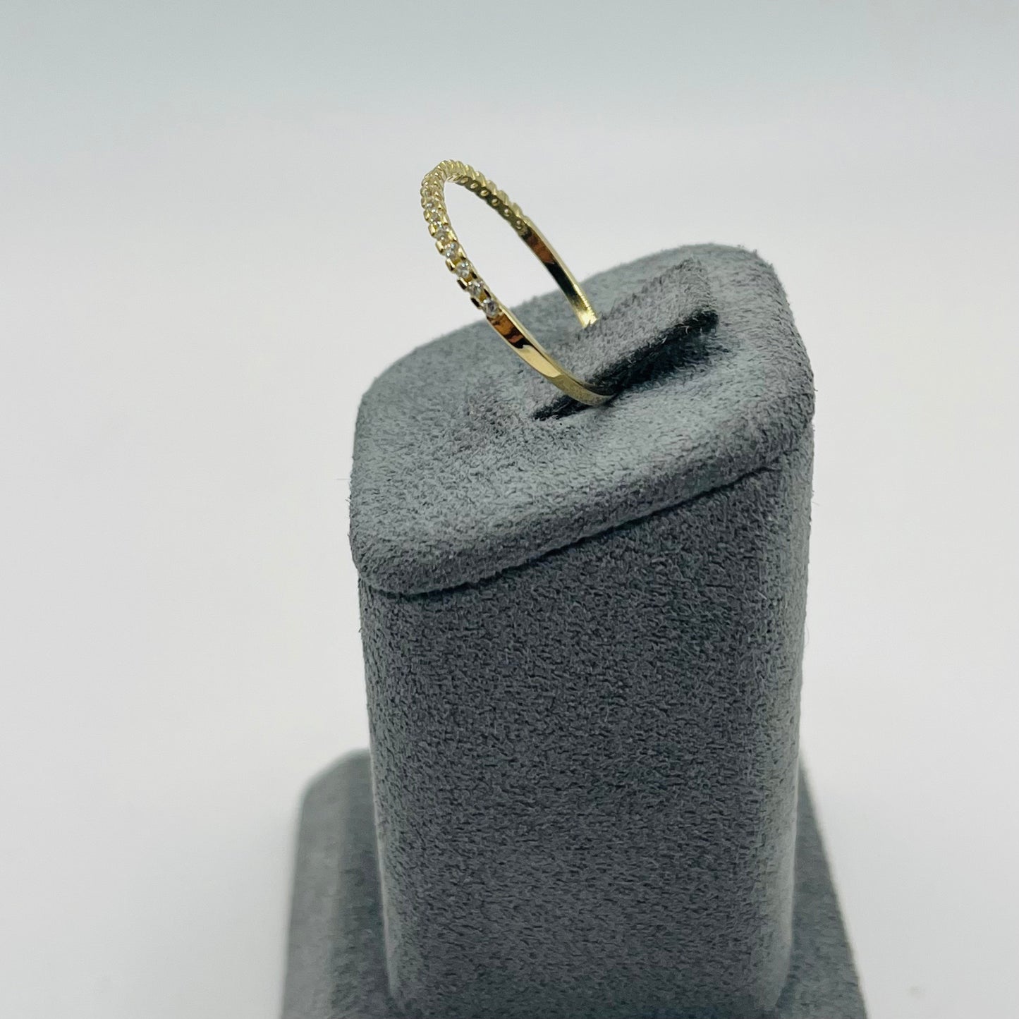 14k Gold Cz Band Ring