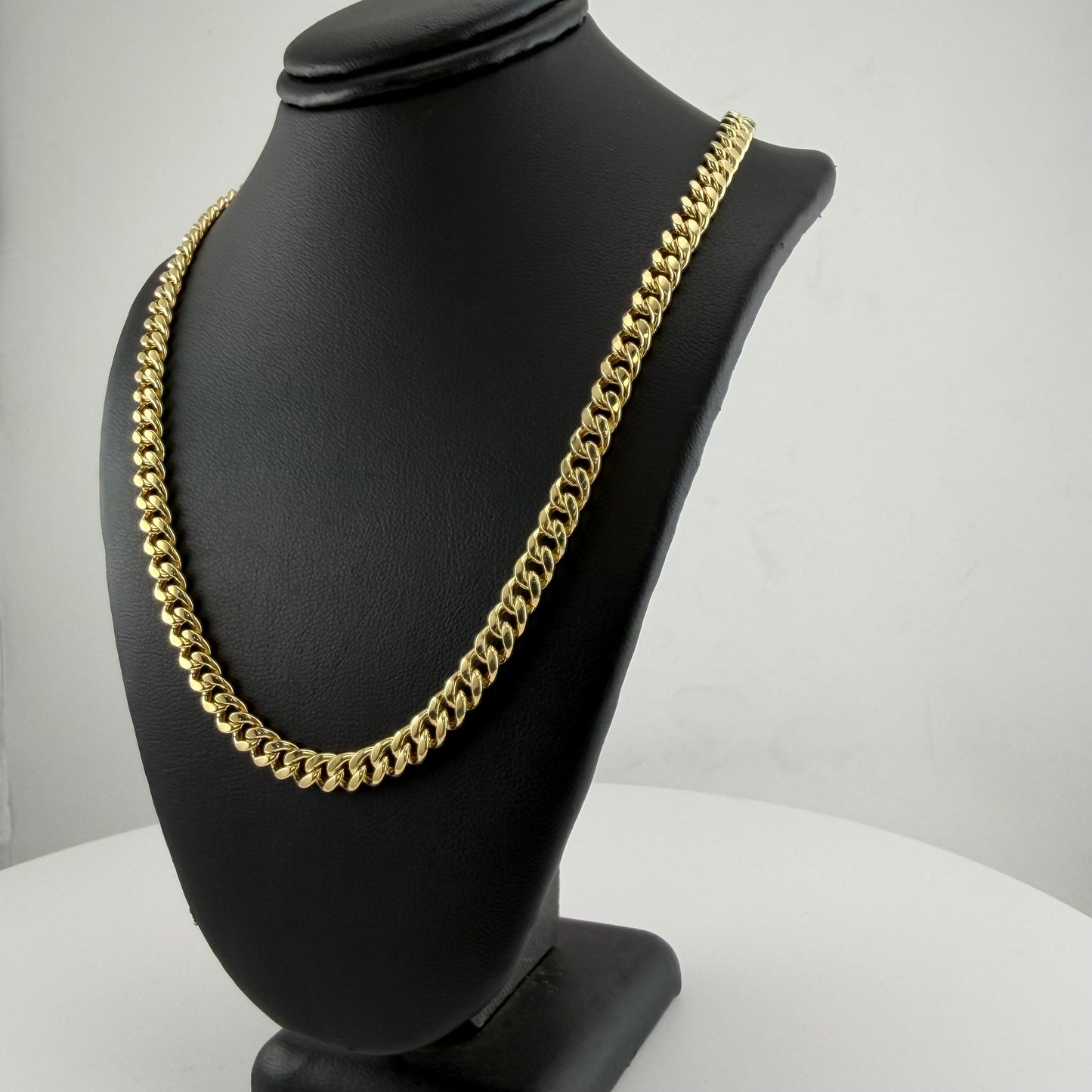 10K Gold 5mm hollow Miami Cuban Chain