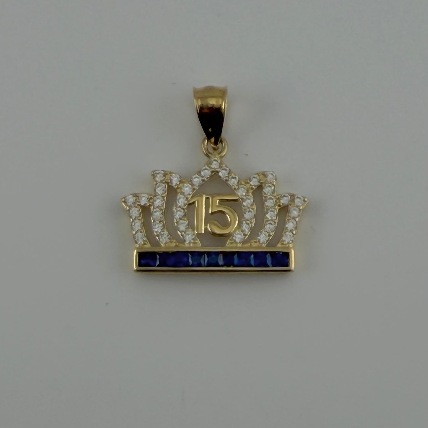 10k Gold Quince Dream Sapphire Charm