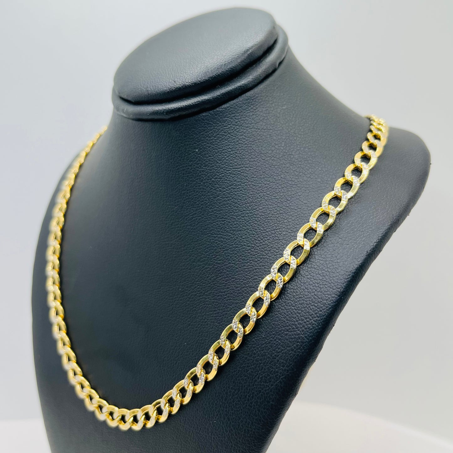 10k Gold Dc 5.4mm Cuban Chain