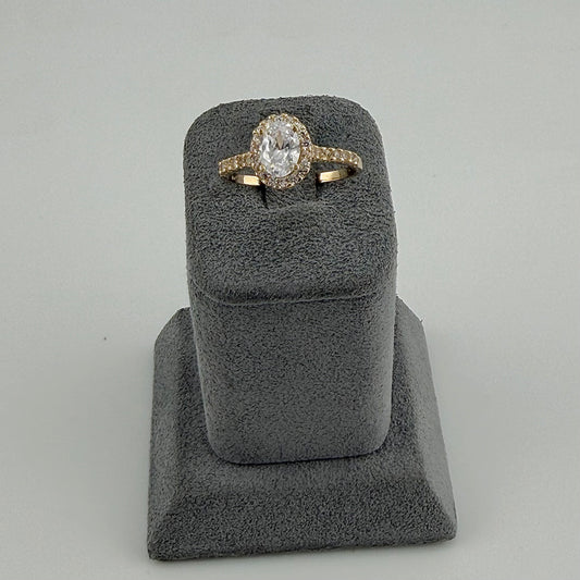 10k Gold Endless Devotion Cz Ring