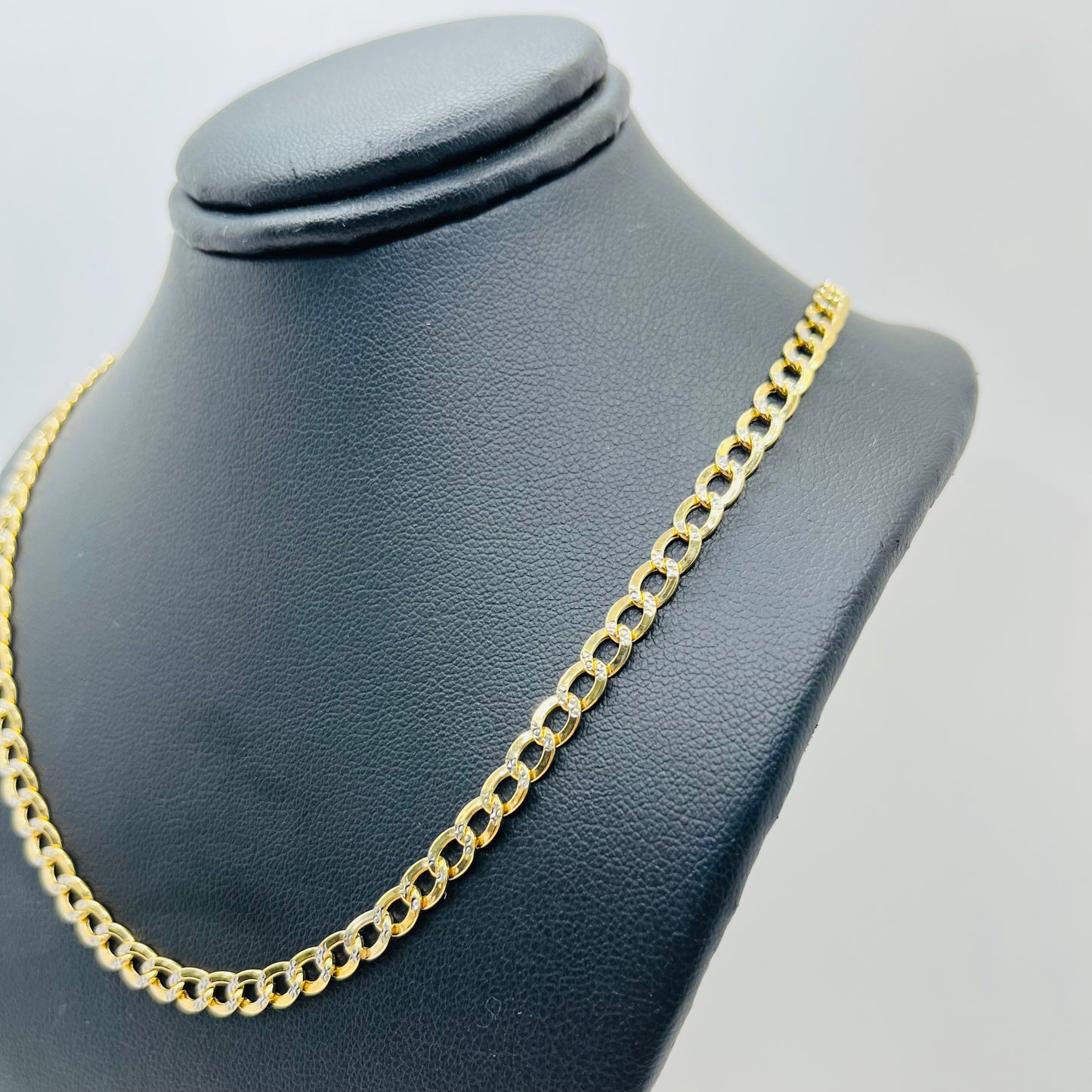 10k Gold Dc 4.5mm Cuban Chain