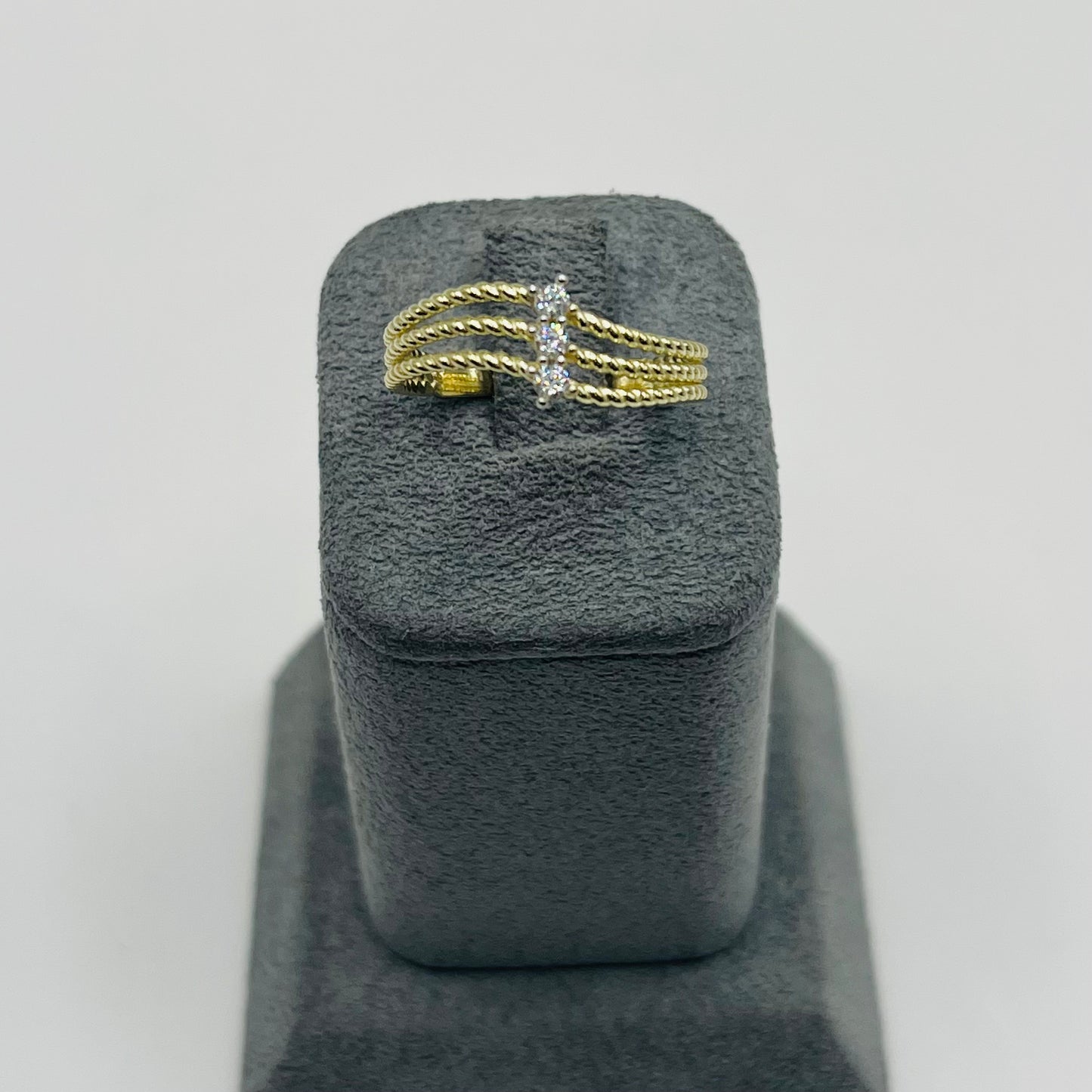 10k Gold Trinity Shine Ring