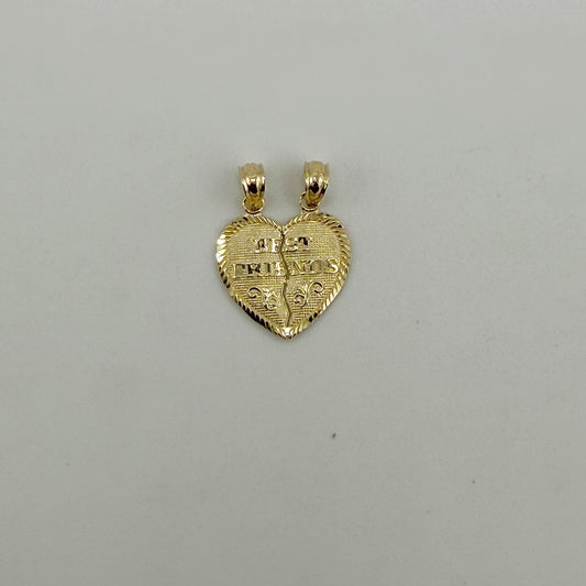 10k Gold Breakable Best friend Charm