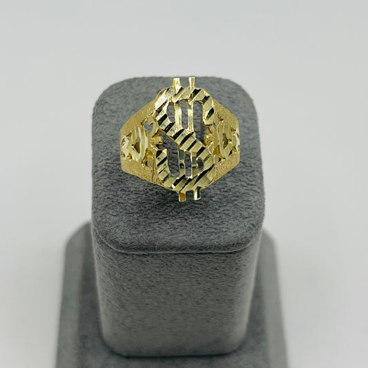 10k Gold DC Money -Sign Ring (M)