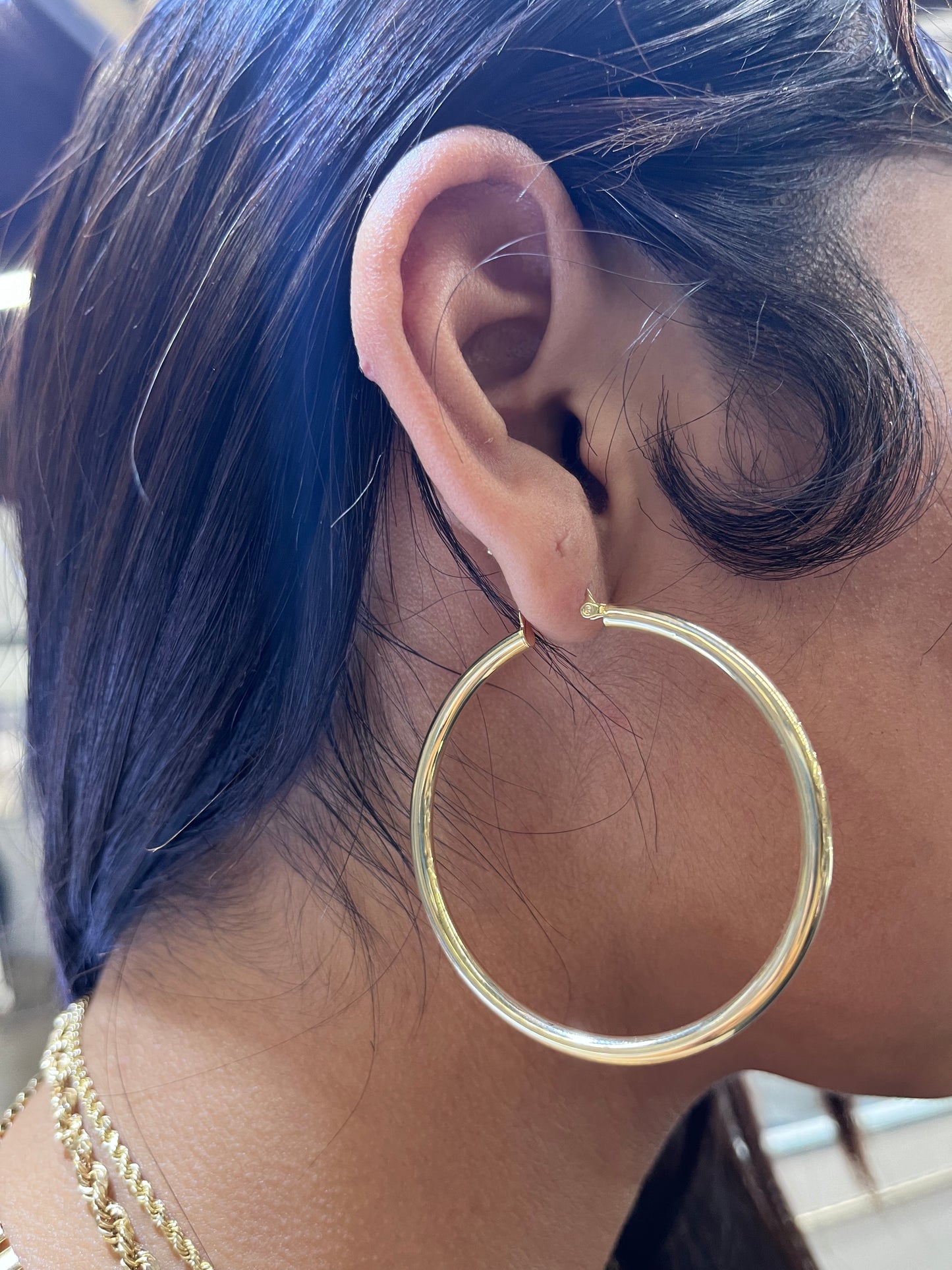 14k Gold  Classic Hoops (Standard thickness)