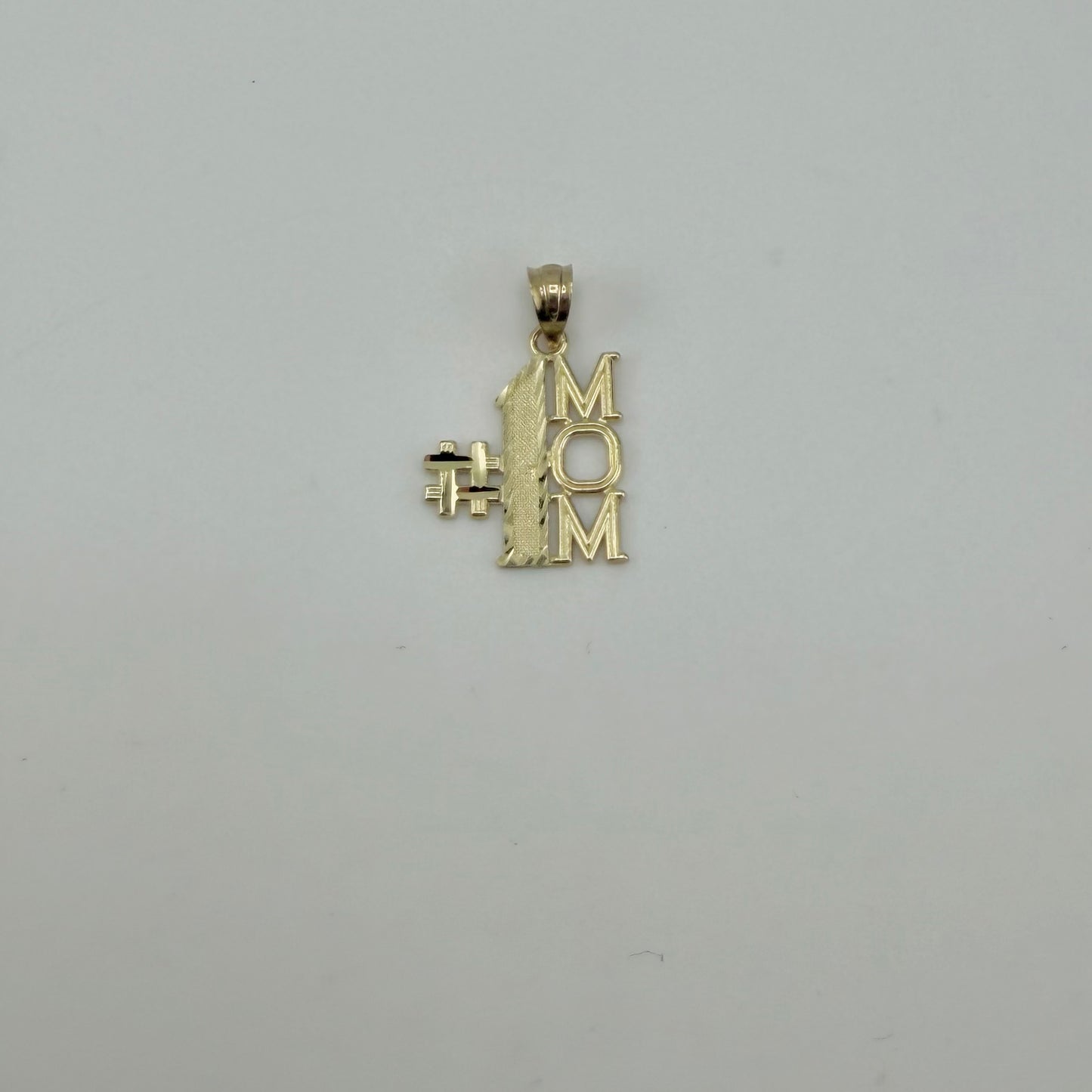 10k Gold #1 Mom Charm