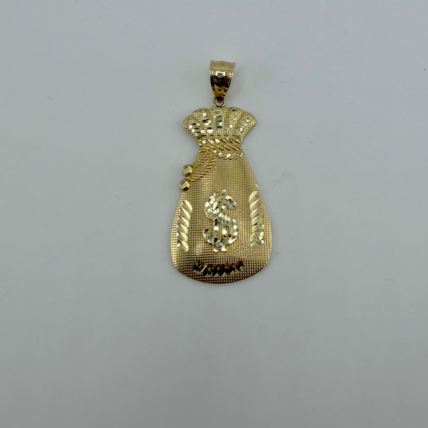 10K Gold Moneybag Charm (L)