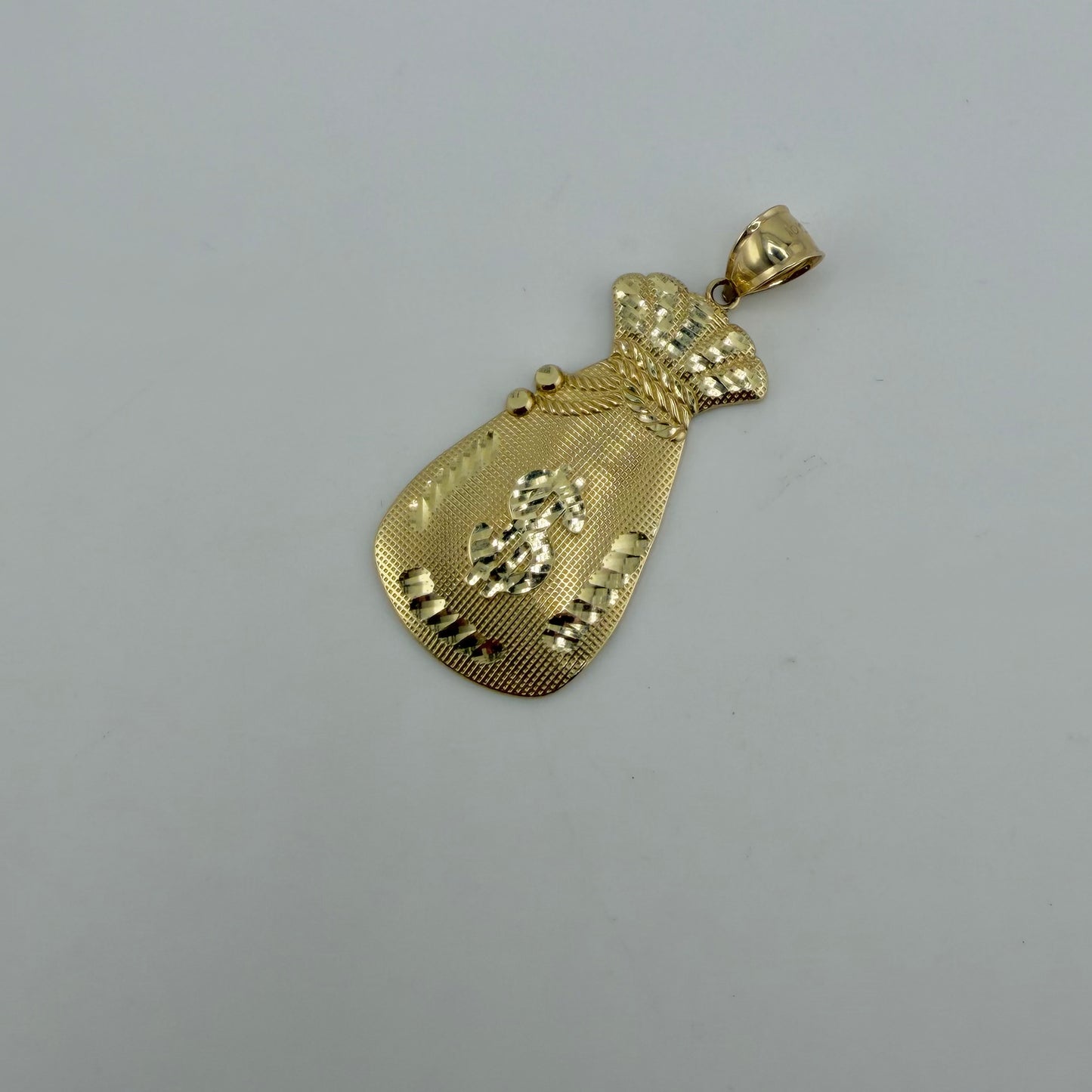 10K Gold Moneybag Charm (L)