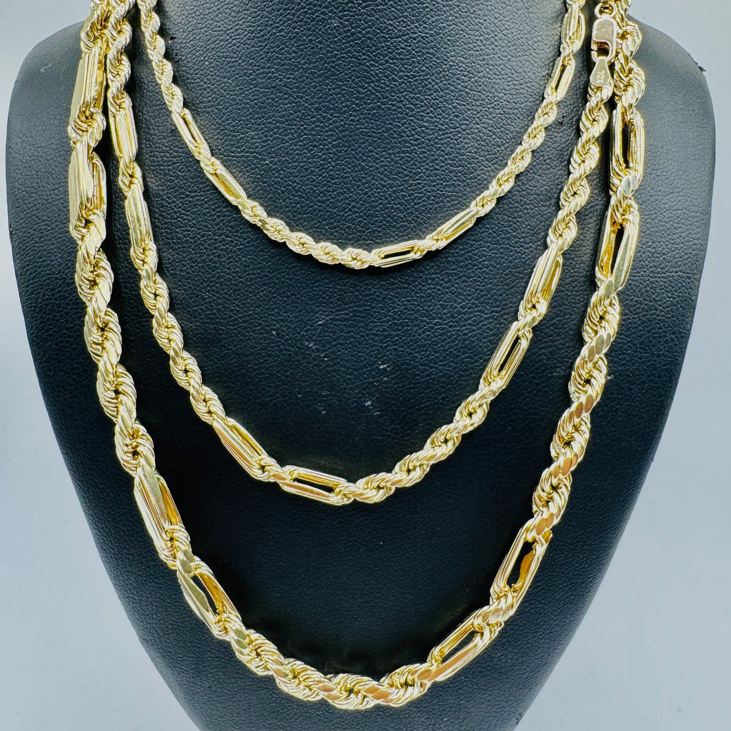 10K Gold 4mm Hollow Milano Chain