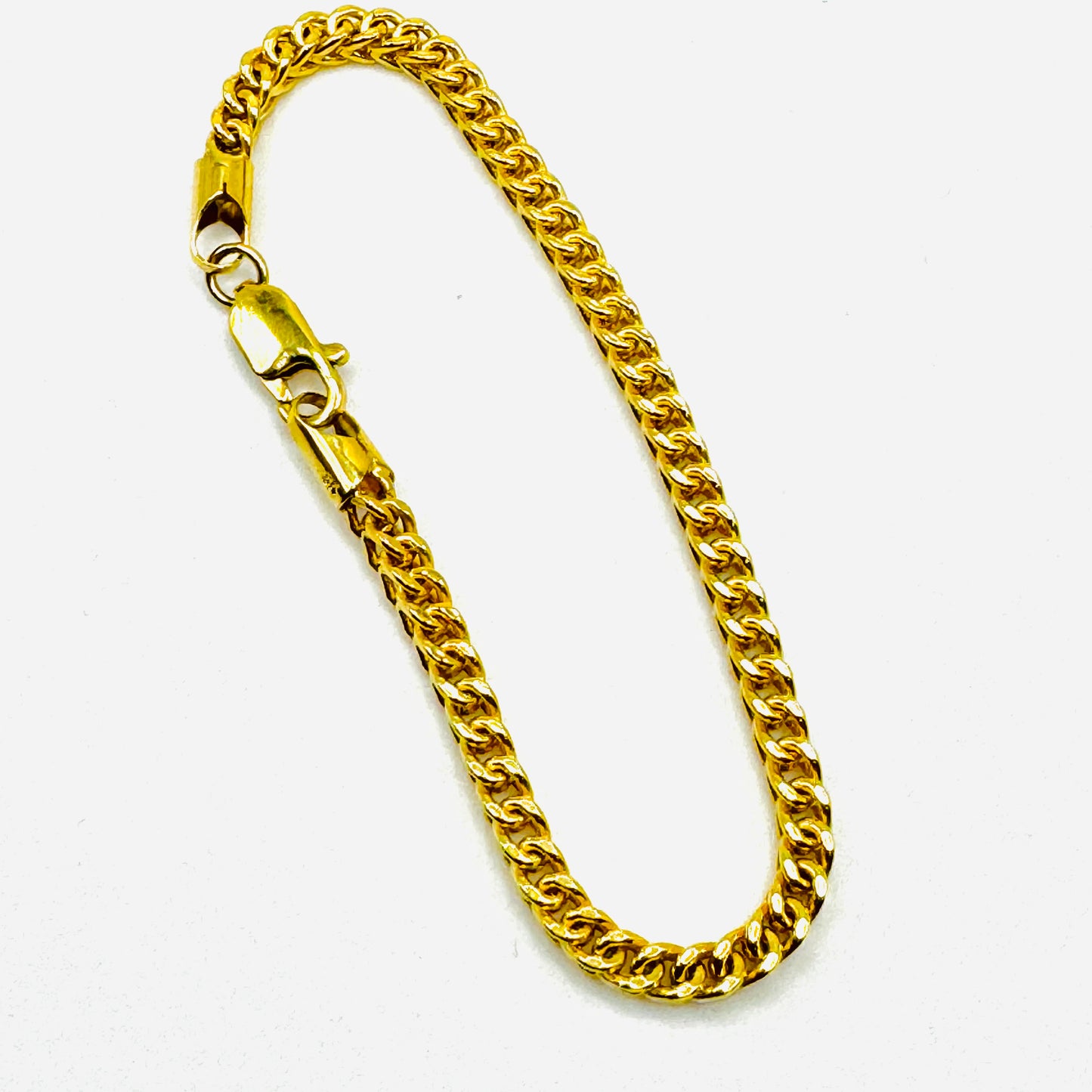 10K Gold 3.7mm Franco Bracelet