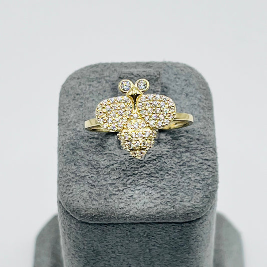 10K Gold Bee Ring