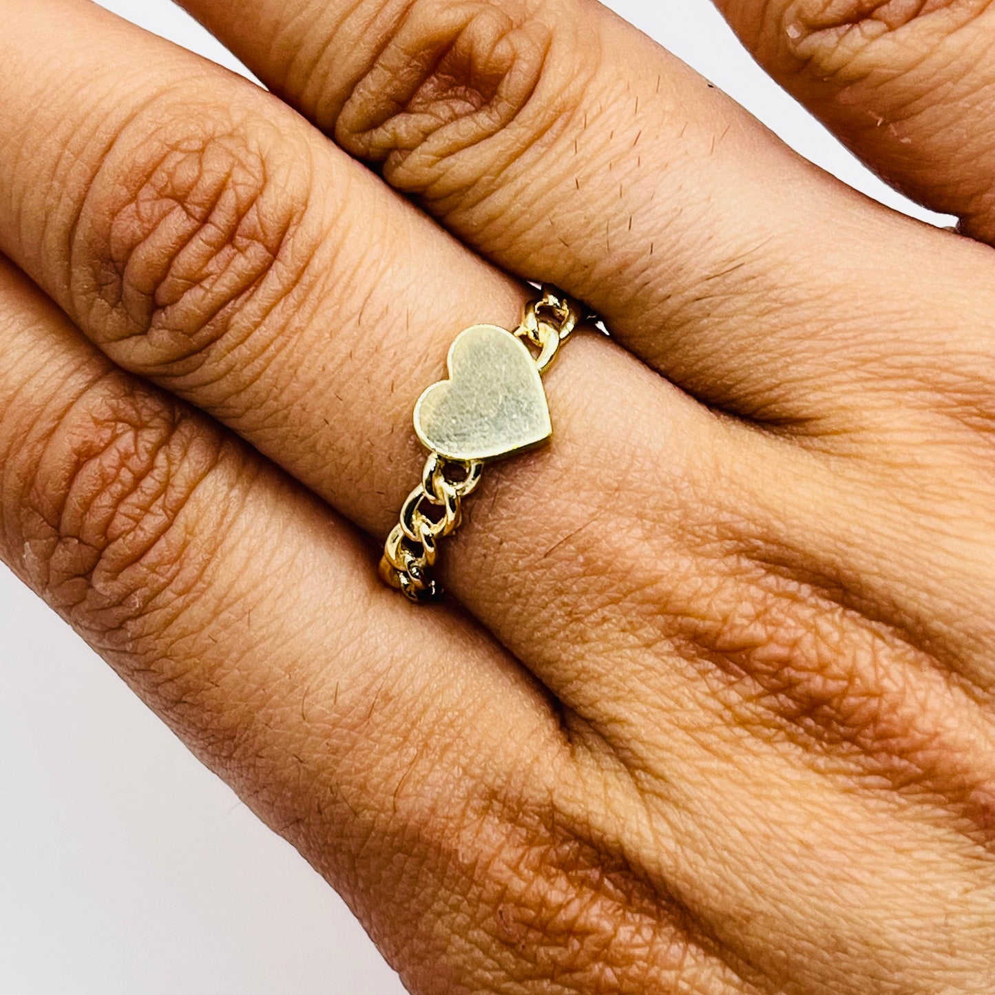 10k Gold Demure Heart Ring