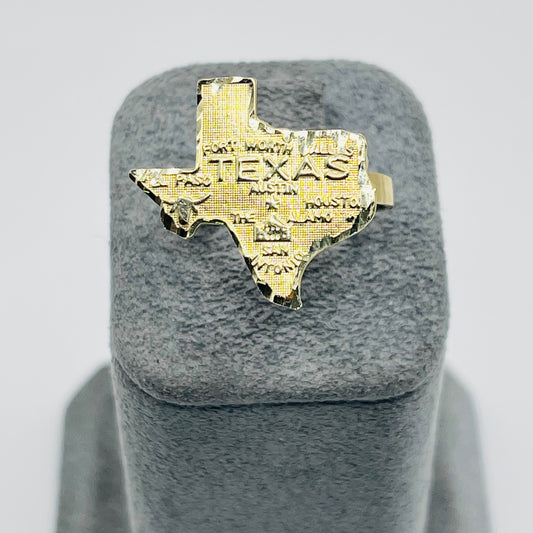 10K Gold Texas Ring