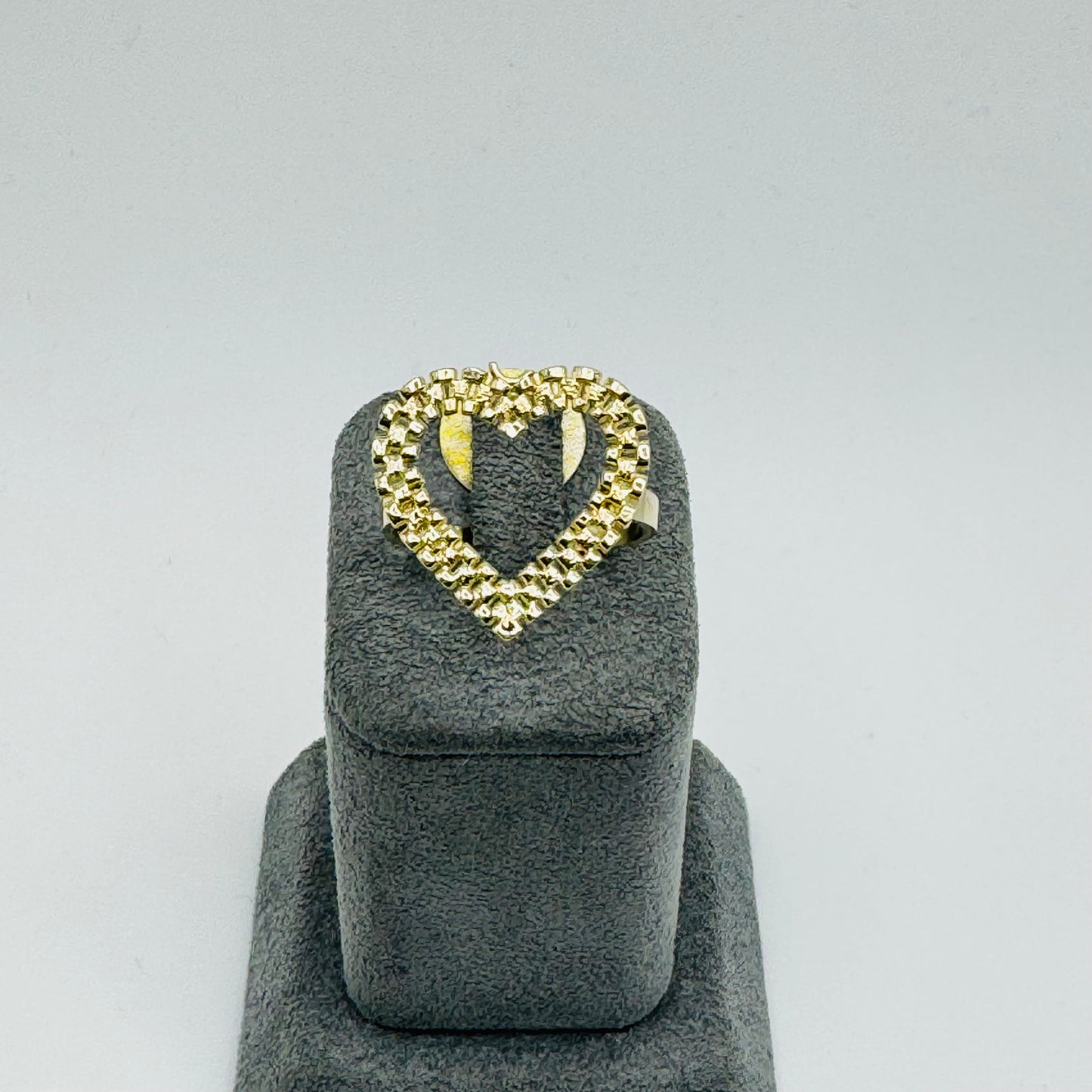 10K Gold RX Heart Ring