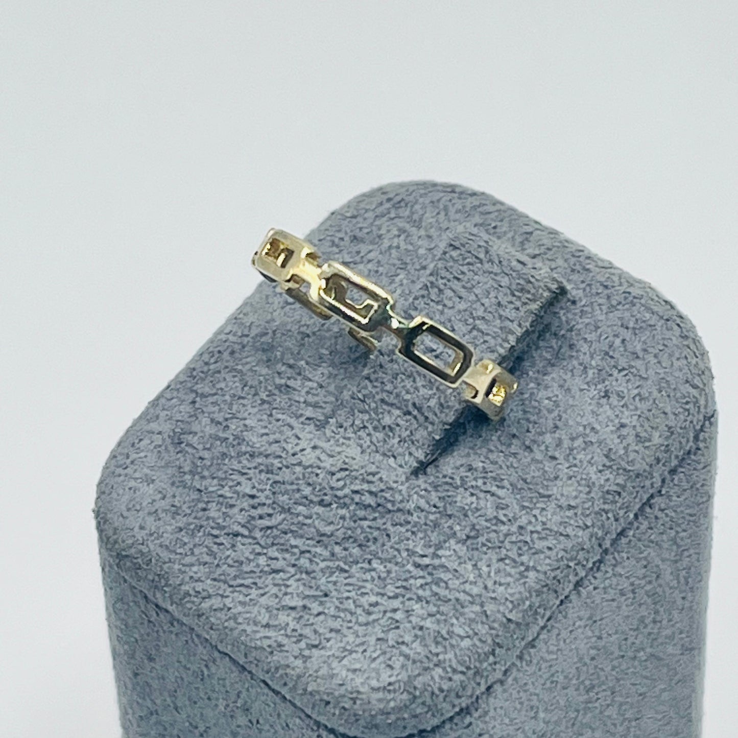 10K Gold Cable Link Toe ring