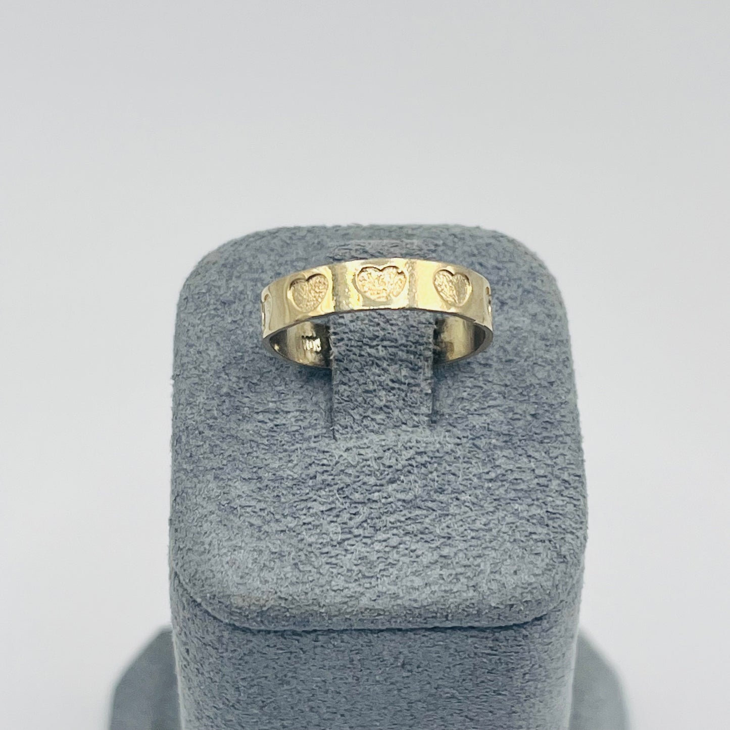 10K Gold Heart Toe Ring