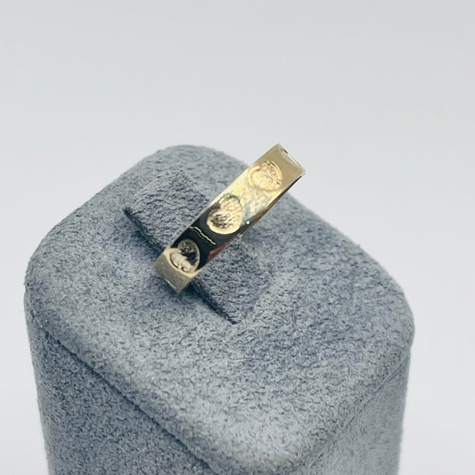 10K Gold Heart Toe Ring