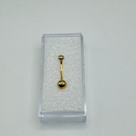 14K Solid Gold  Belly RIng