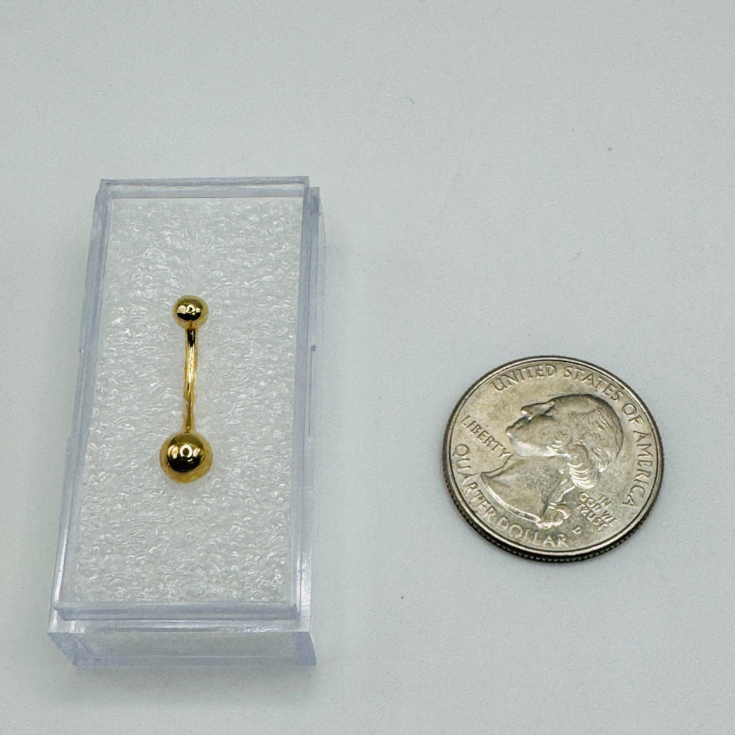 14K Solid Gold  Belly RIng