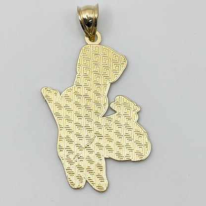 10K Gold Doughboy Charm (L)