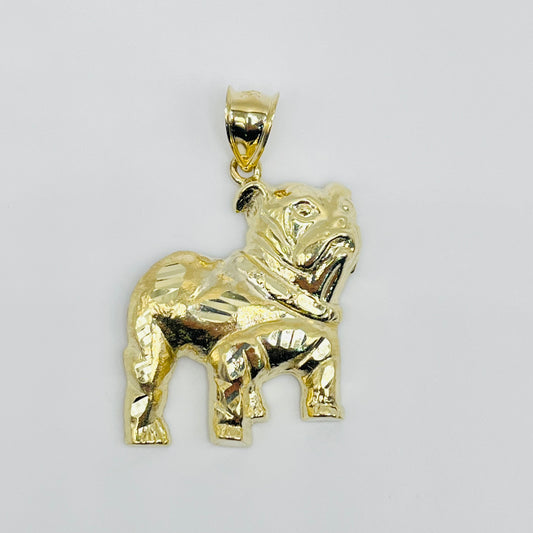 10K Gold Bulldog Charm