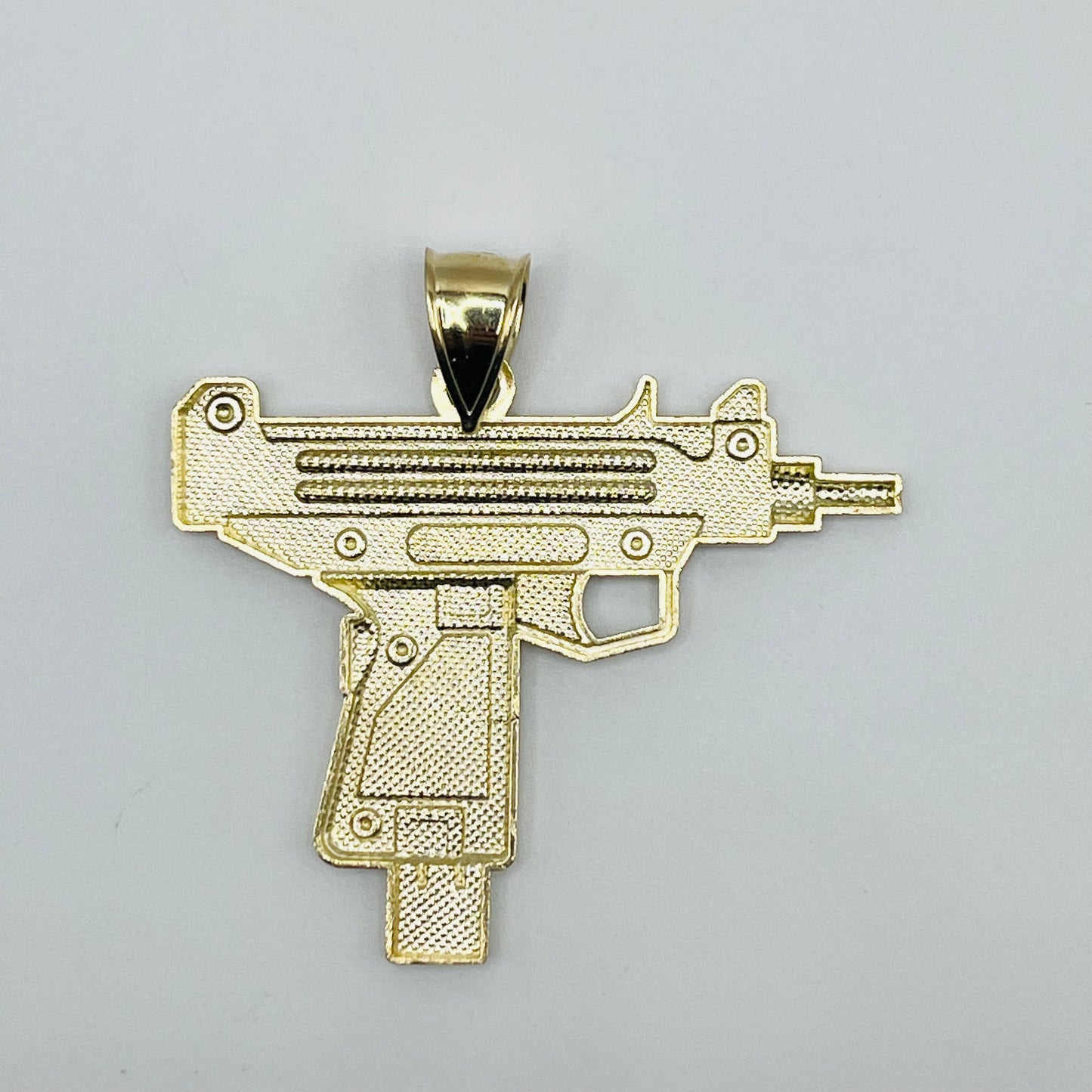 10K Gold Uzi Charm