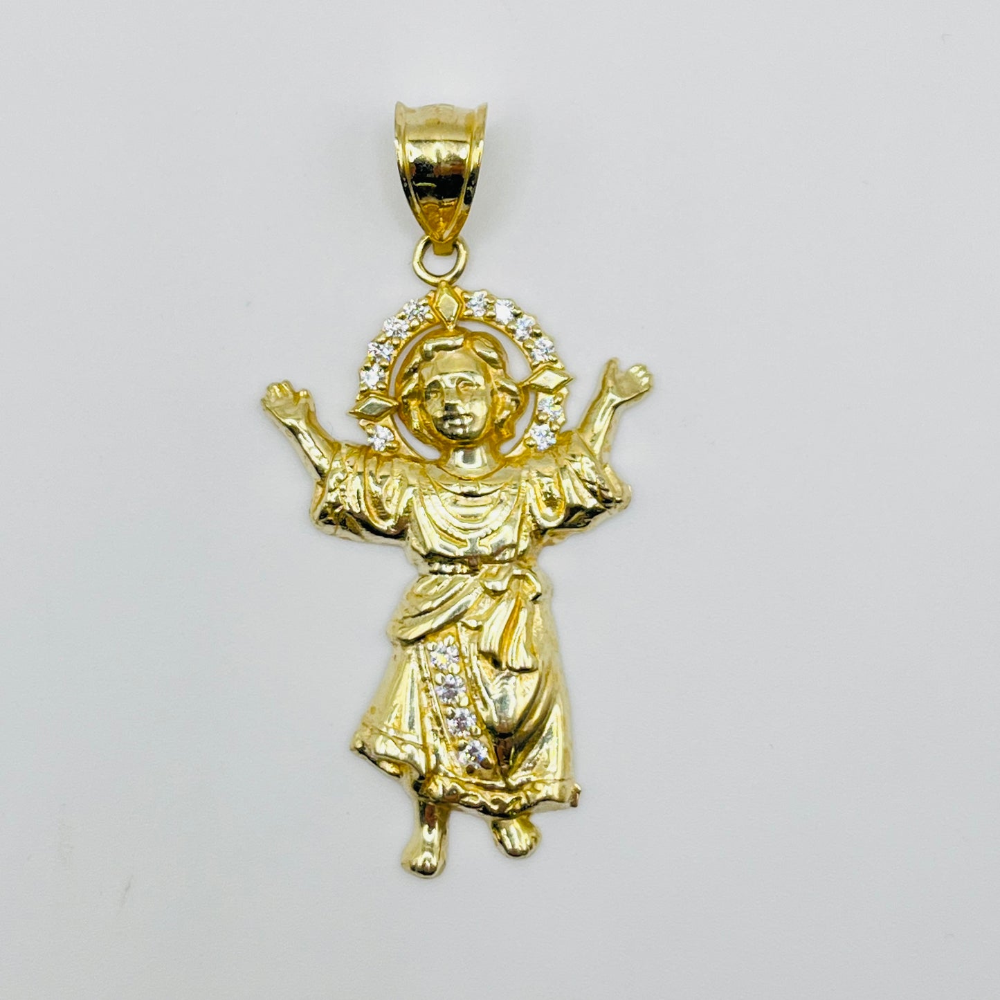 10K Gold Santo Nino de Atrocha Charm (M)