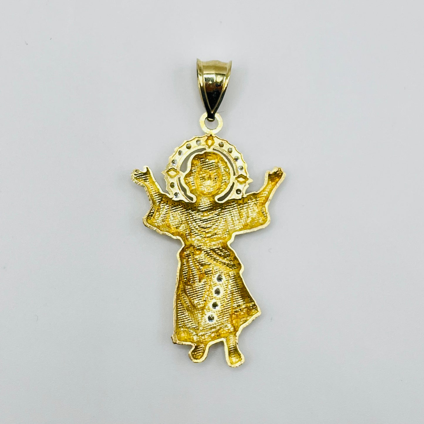 10K Gold Santo Nino de Atrocha Charm (M)