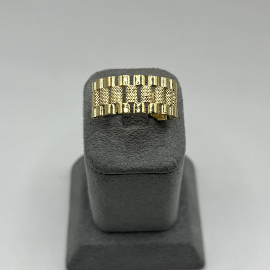 10k Gold Rx Band Ring (9mm)