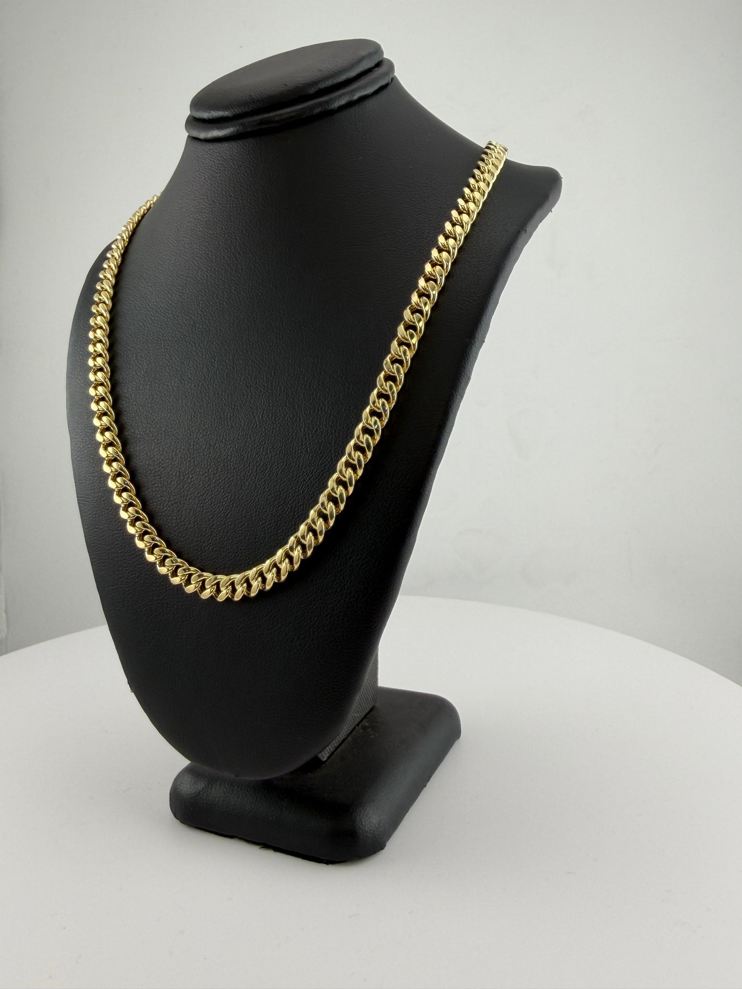 10K Gold 5mm hollow Miami Cuban Chain