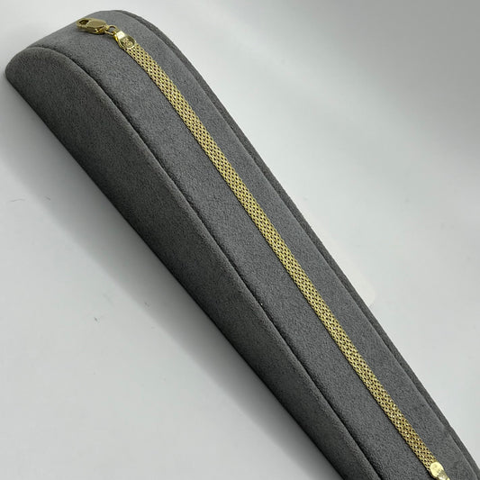 10k Gold 4mm Bismarck Bracelet