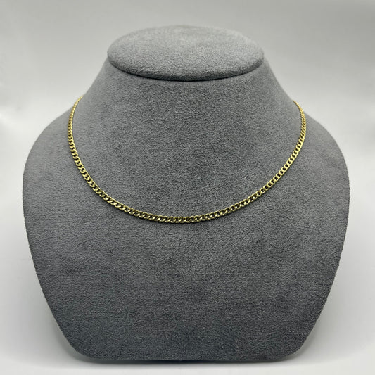 14k Gold Cuban Chain (2.5mm)